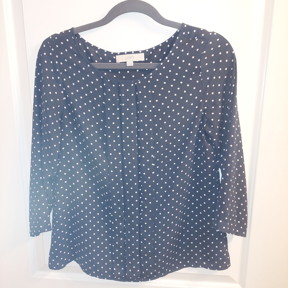 Polka dot blouse